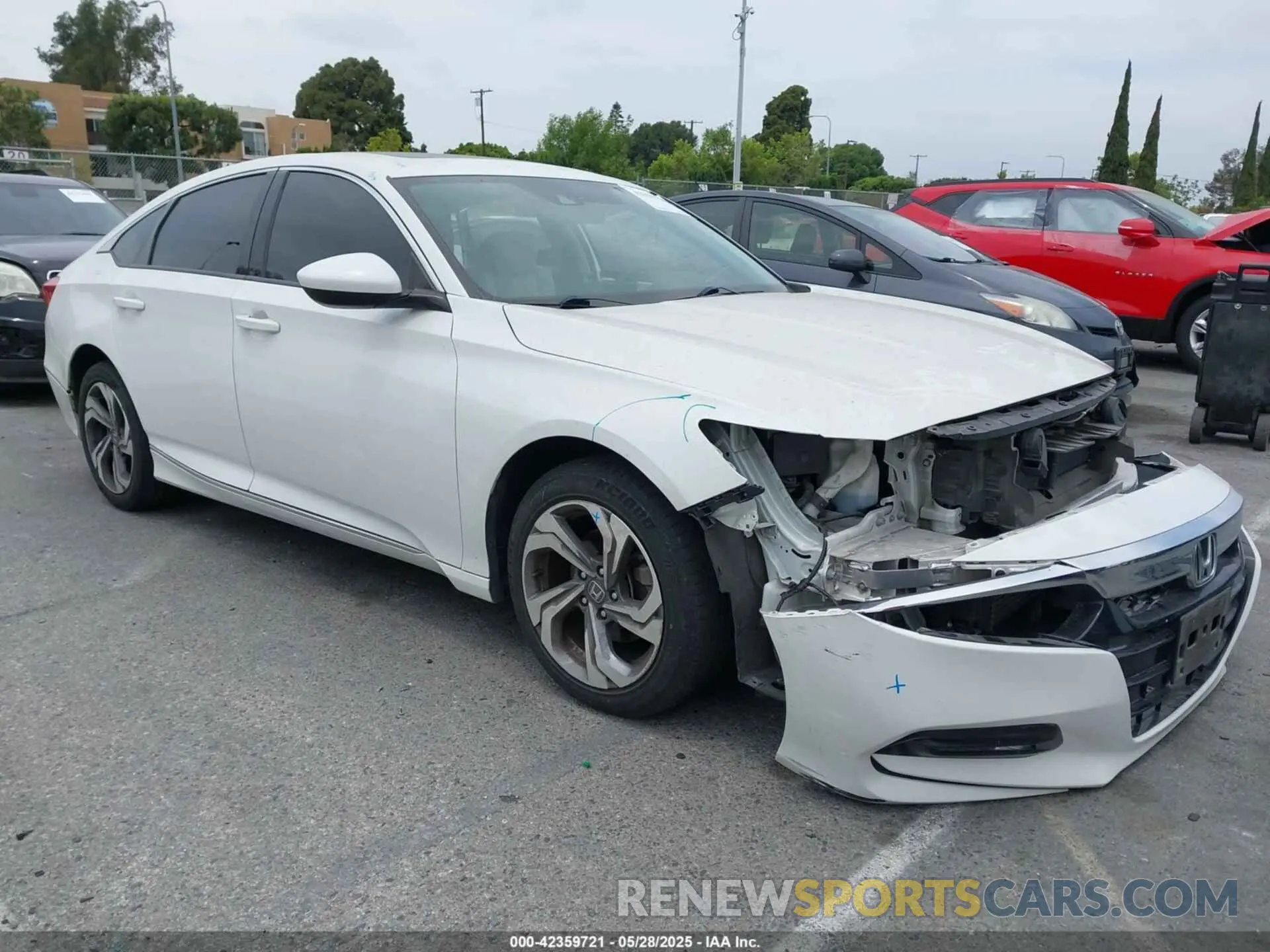 1 Photograph of a damaged car 1HGCV1F45LA144111 HONDA ACCORD 2020