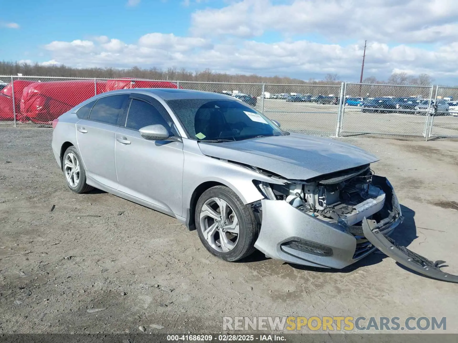 1 Photograph of a damaged car 1HGCV1F46LA117886 HONDA ACCORD 2020