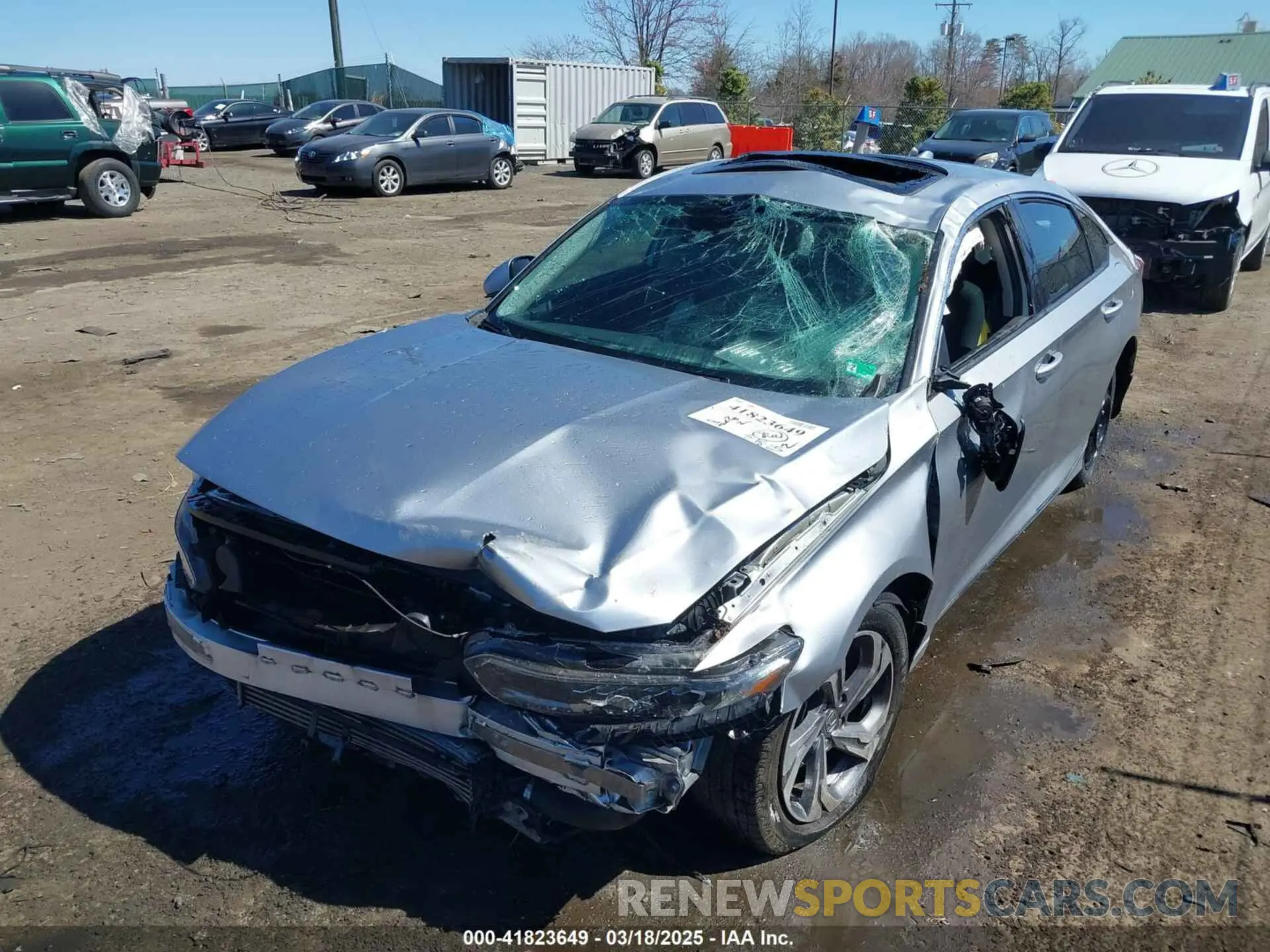 6 Photograph of a damaged car 1HGCV1F48LA064642 HONDA ACCORD 2020