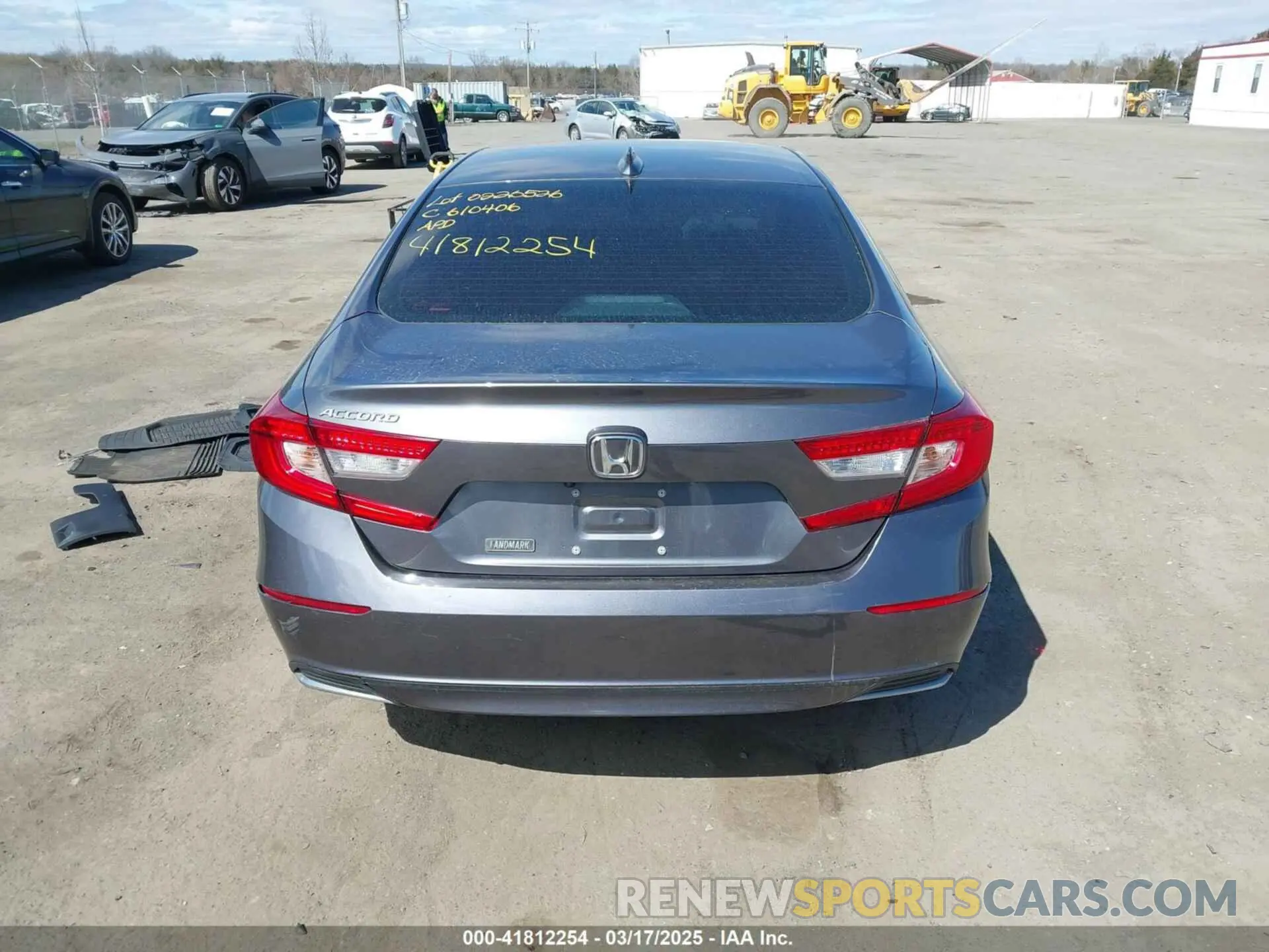 16 Photograph of a damaged car 1HGCV1F48LA075740 HONDA ACCORD 2020
