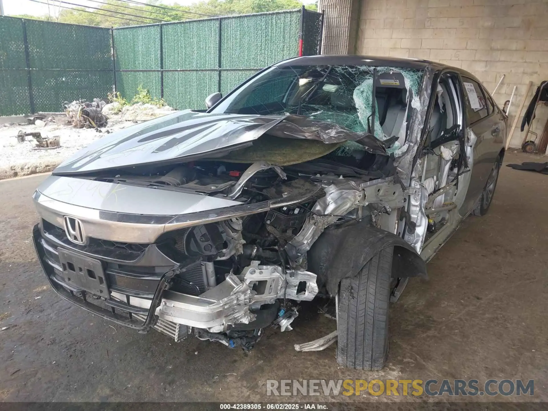 6 Photograph of a damaged car 1HGCV1F48LA096846 HONDA ACCORD 2020