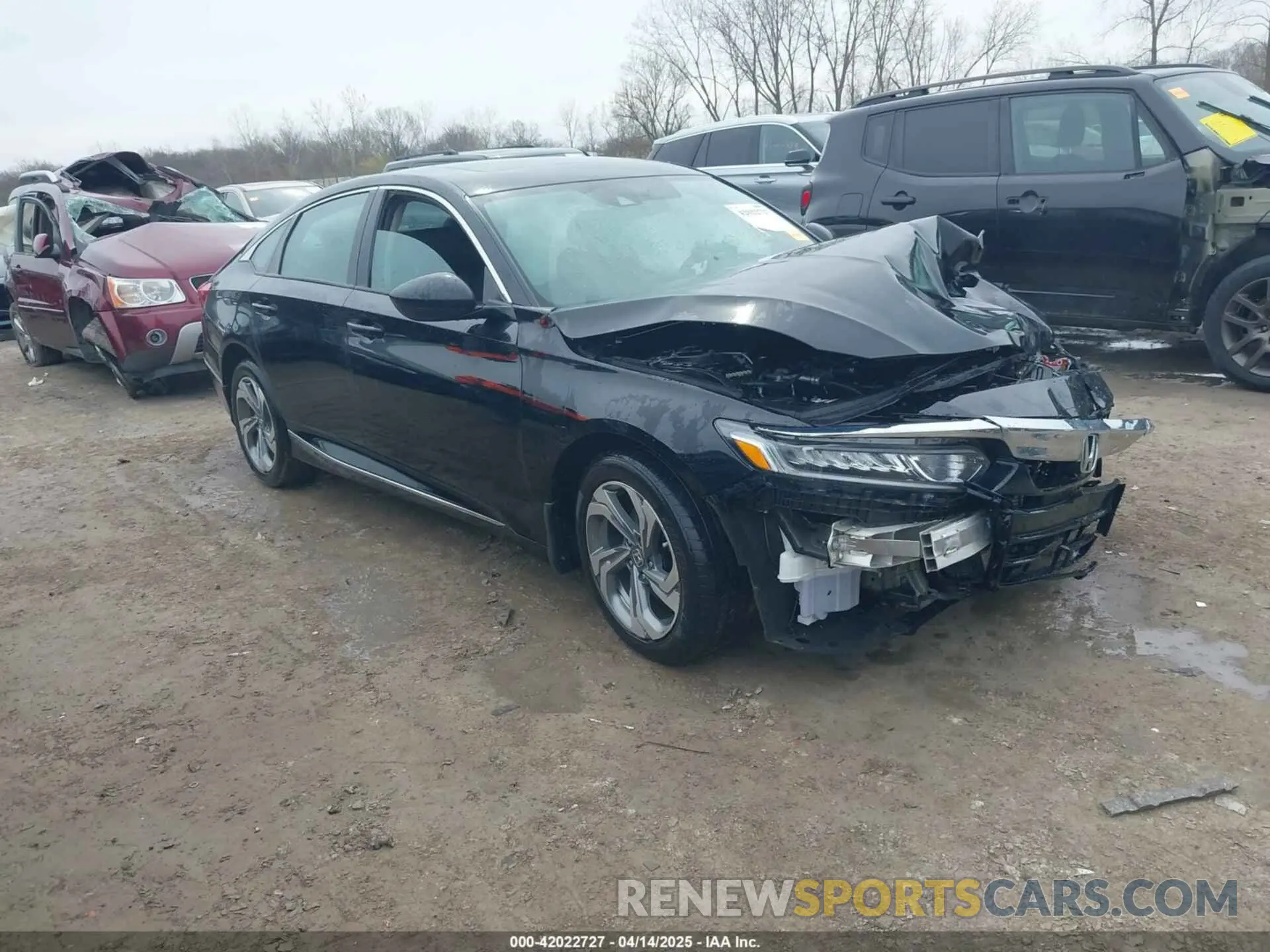 1 Photograph of a damaged car 1HGCV1F48LA127545 HONDA ACCORD 2020