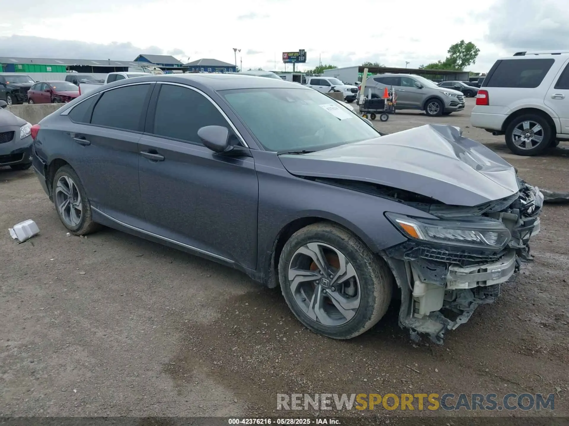 1 Photograph of a damaged car 1HGCV1F49LA020827 HONDA ACCORD 2020
