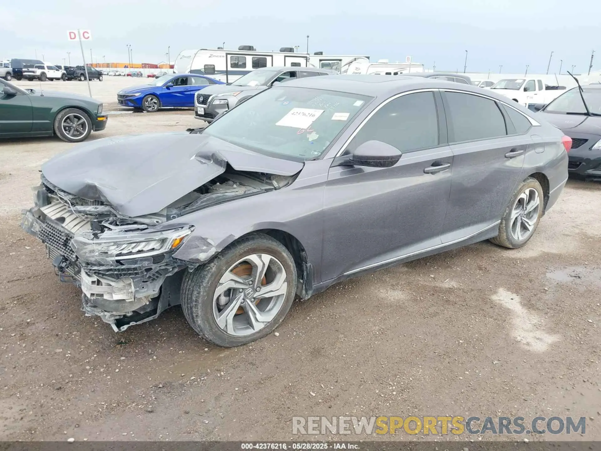 2 Photograph of a damaged car 1HGCV1F49LA020827 HONDA ACCORD 2020