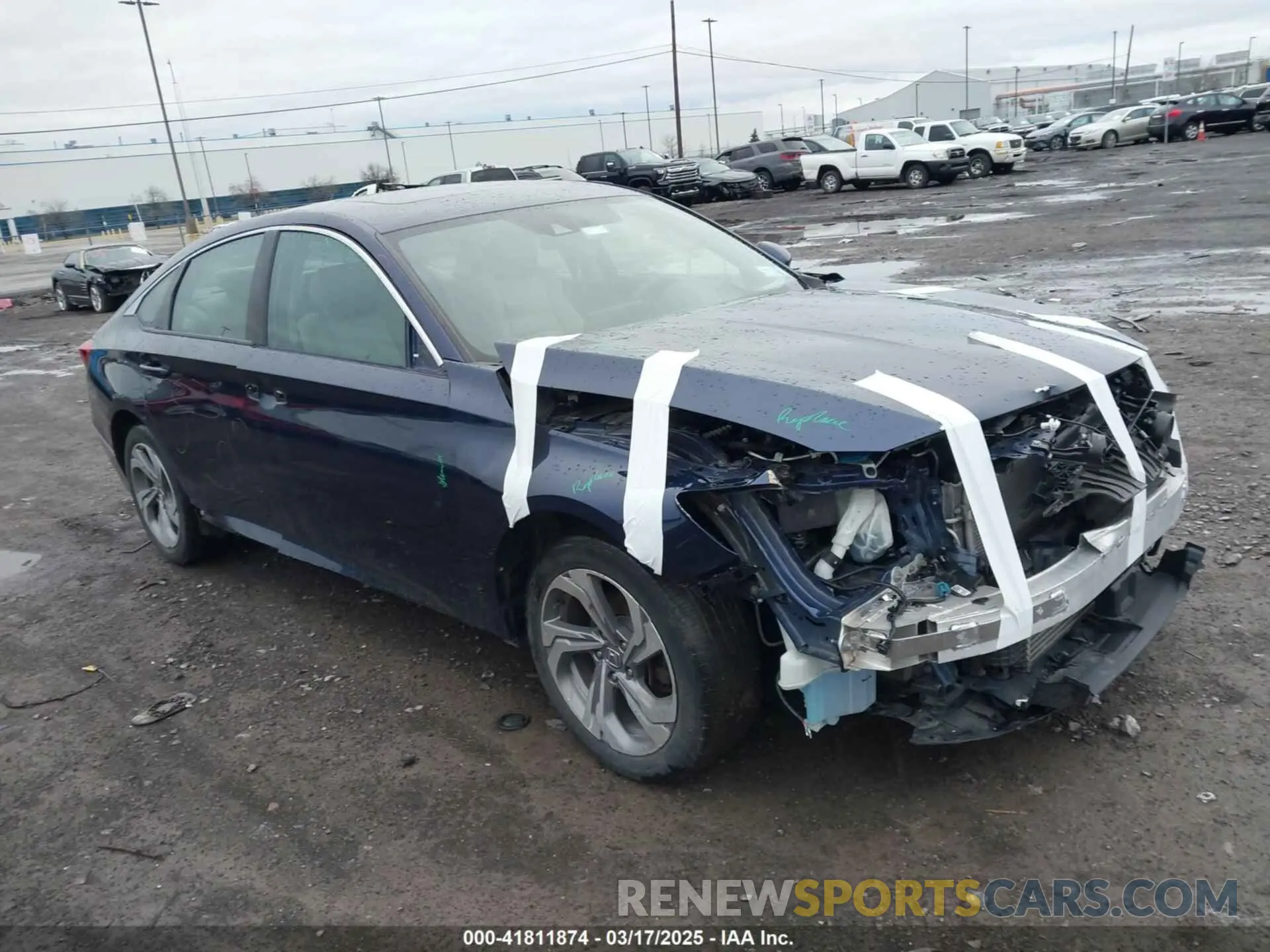 1 Photograph of a damaged car 1HGCV1F49LA072295 HONDA ACCORD 2020