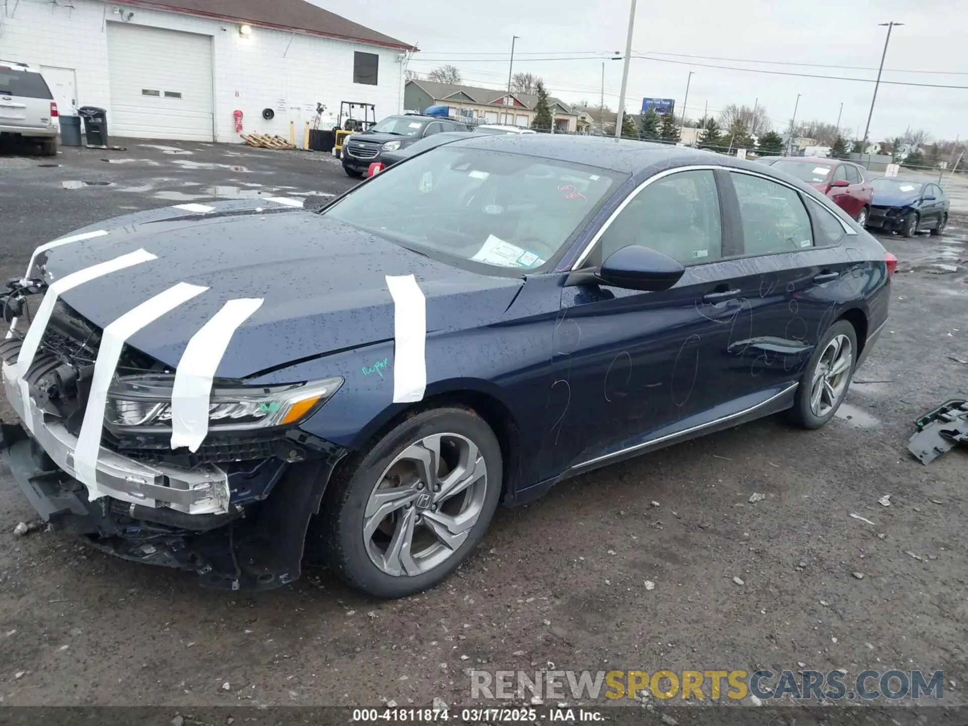 2 Photograph of a damaged car 1HGCV1F49LA072295 HONDA ACCORD 2020
