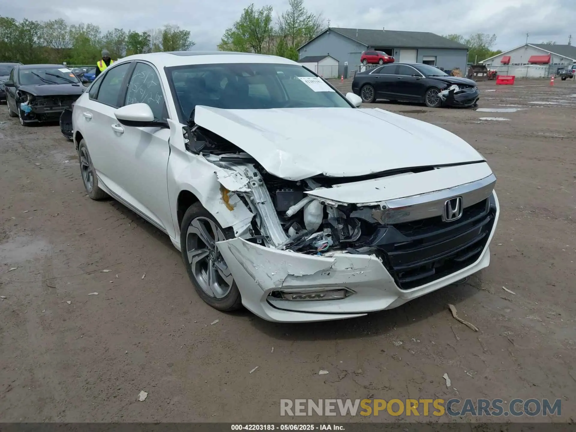 1 Photograph of a damaged car 1HGCV1F49LA146122 HONDA ACCORD 2020