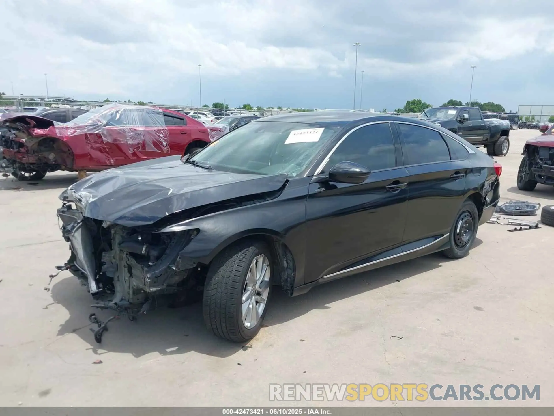 2 Photograph of a damaged car 1HGCV1F50LA111364 HONDA ACCORD 2020