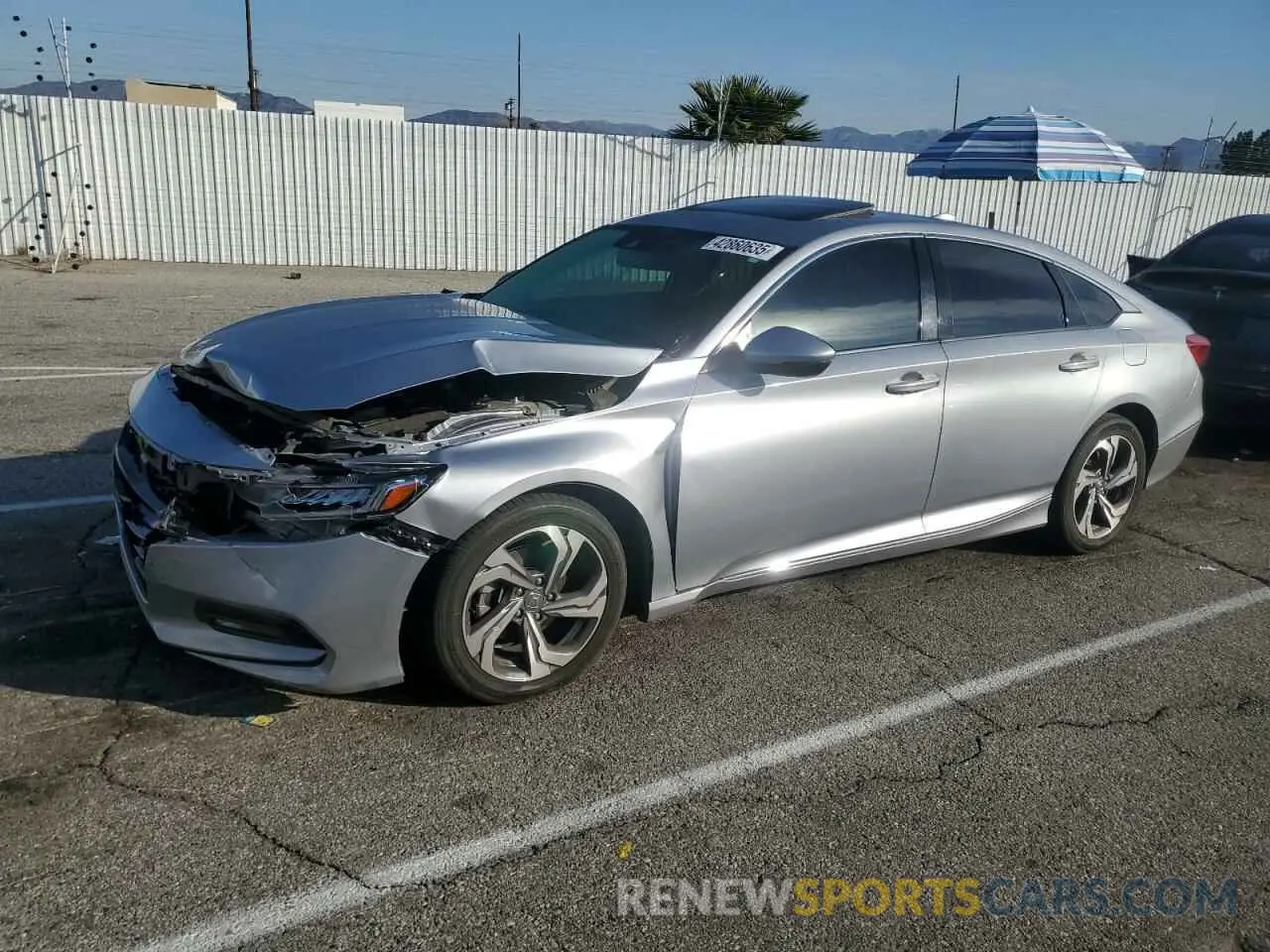 1 Photograph of a damaged car 1HGCV1F52LA040197 HONDA ACCORD 2020