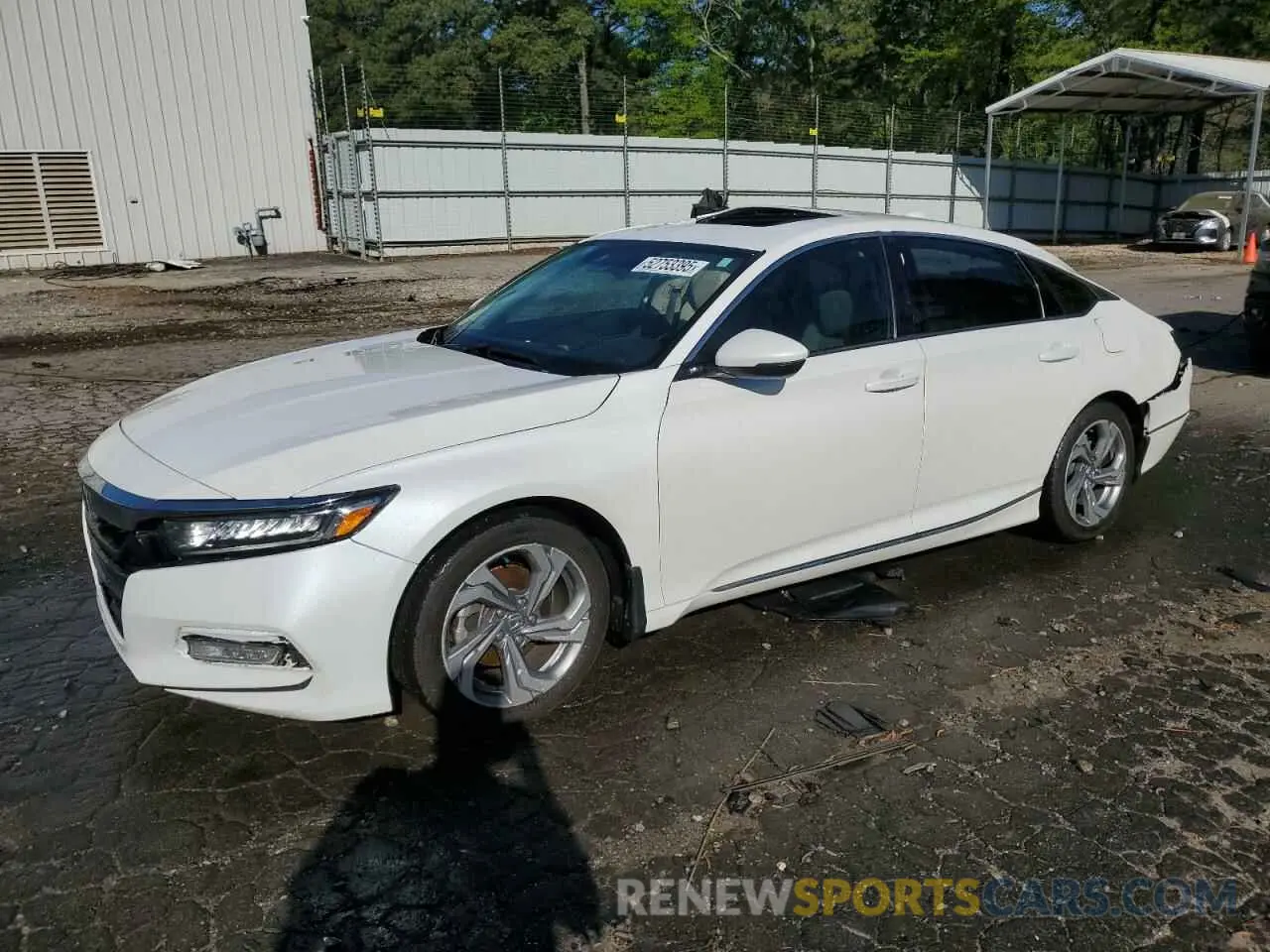 1 Photograph of a damaged car 1HGCV1F52LA076116 HONDA ACCORD 2020
