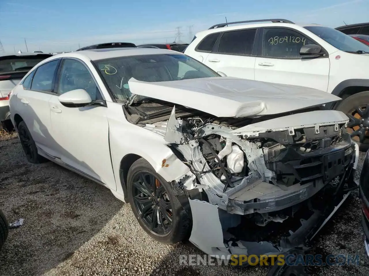 4 Photograph of a damaged car 1HGCV1F53LA054500 HONDA ACCORD 2020