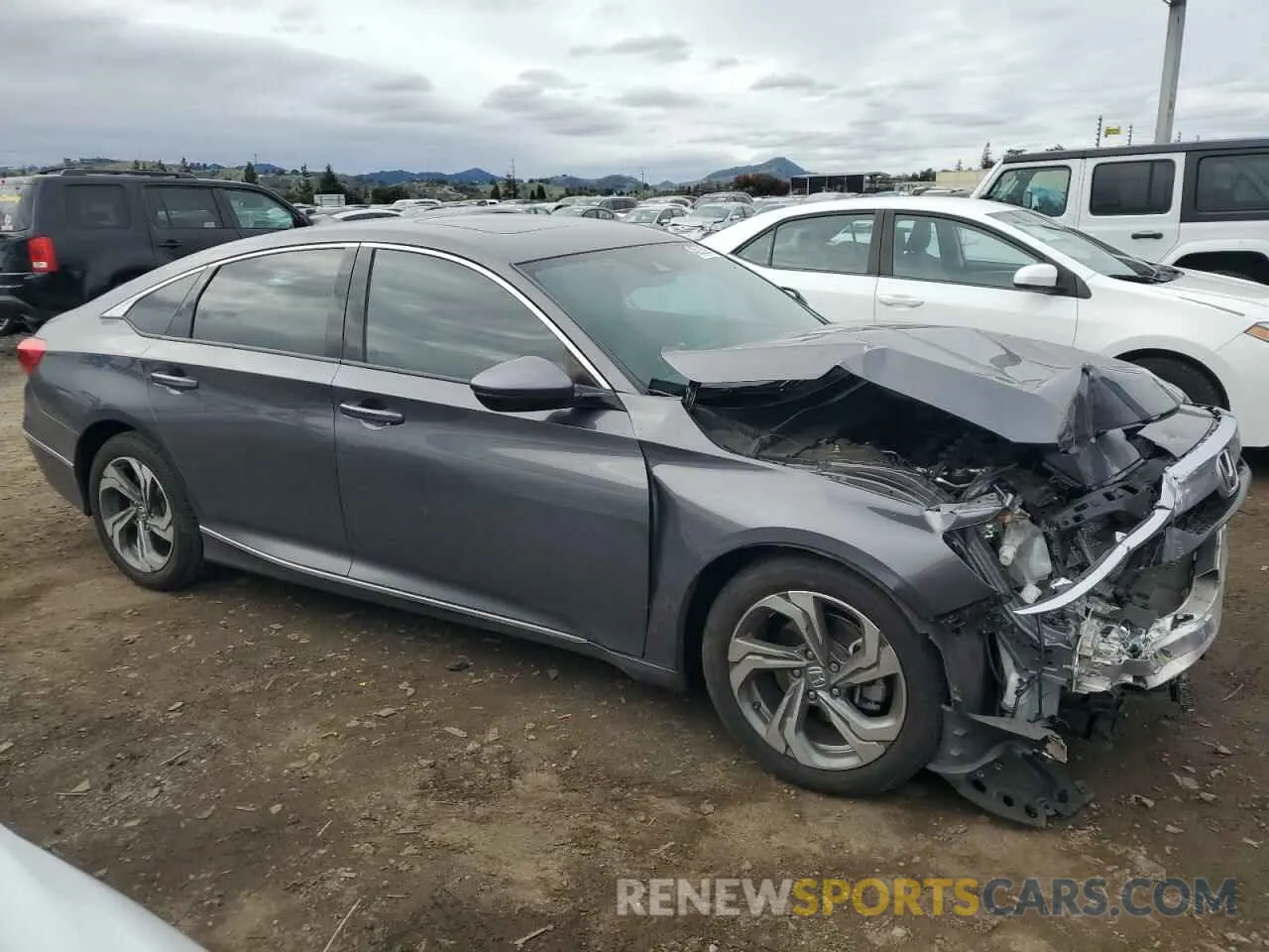 4 Photograph of a damaged car 1HGCV1F54LA011185 HONDA ACCORD 2020