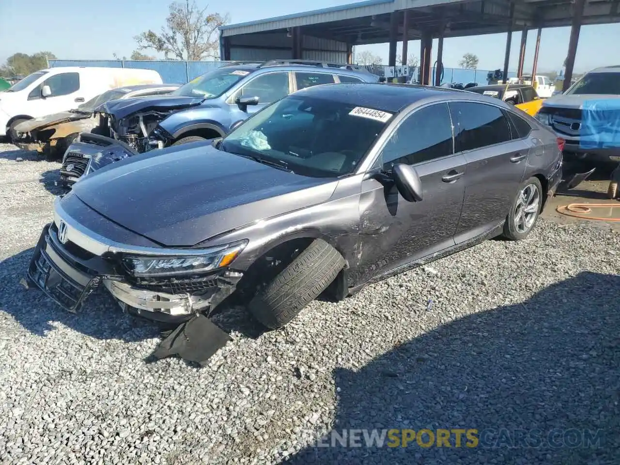 1 Photograph of a damaged car 1HGCV1F55LA105754 HONDA ACCORD 2020