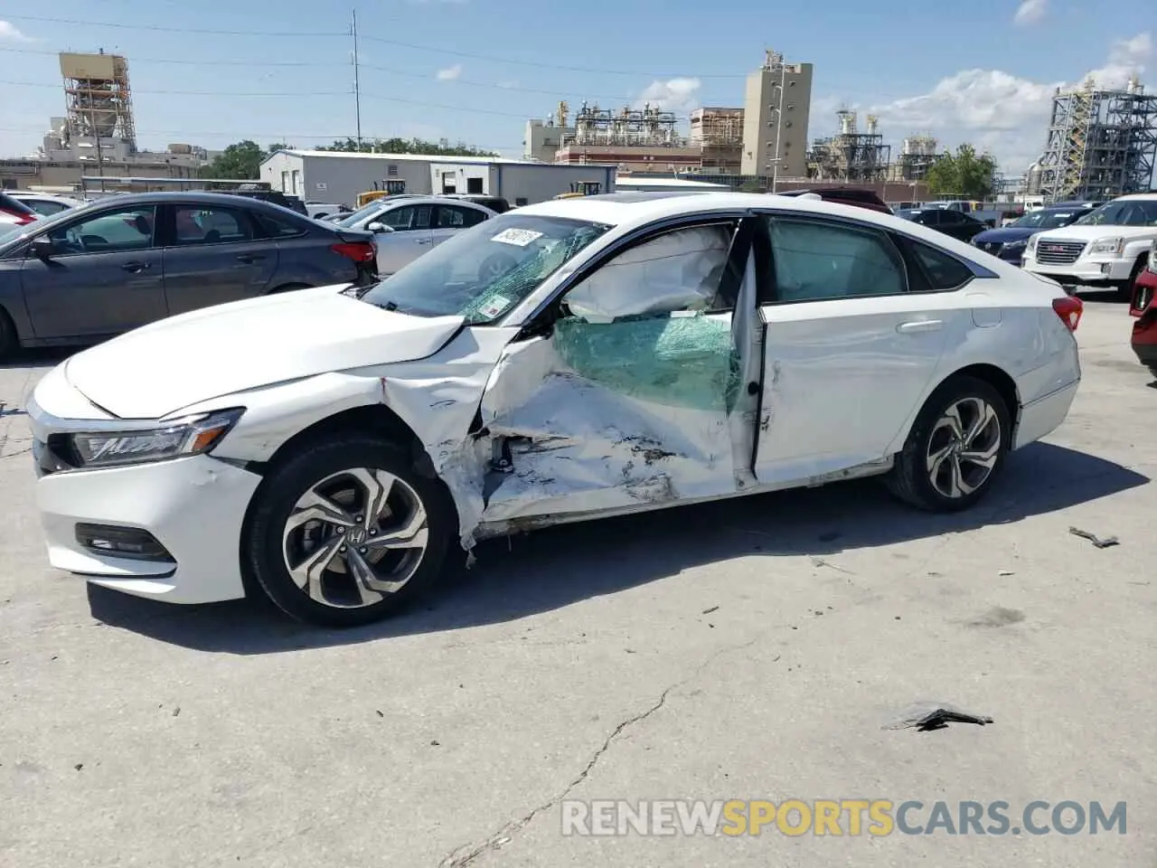 1 Photograph of a damaged car 1HGCV1F56LA076636 HONDA ACCORD 2020