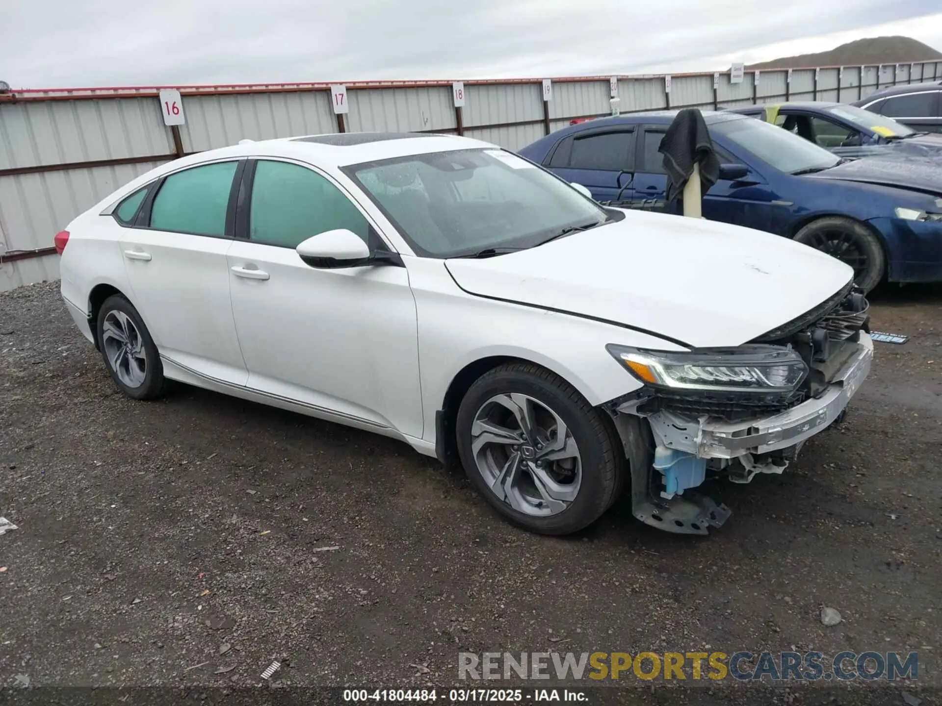 1 Photograph of a damaged car 1HGCV1F57LA110227 HONDA ACCORD 2020