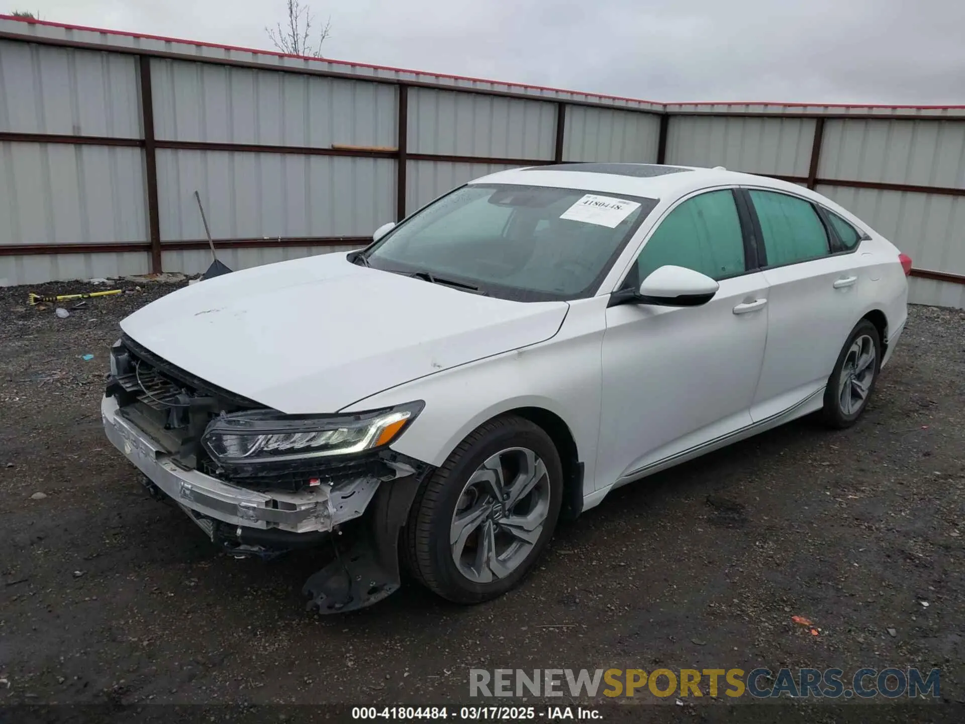 2 Photograph of a damaged car 1HGCV1F57LA110227 HONDA ACCORD 2020