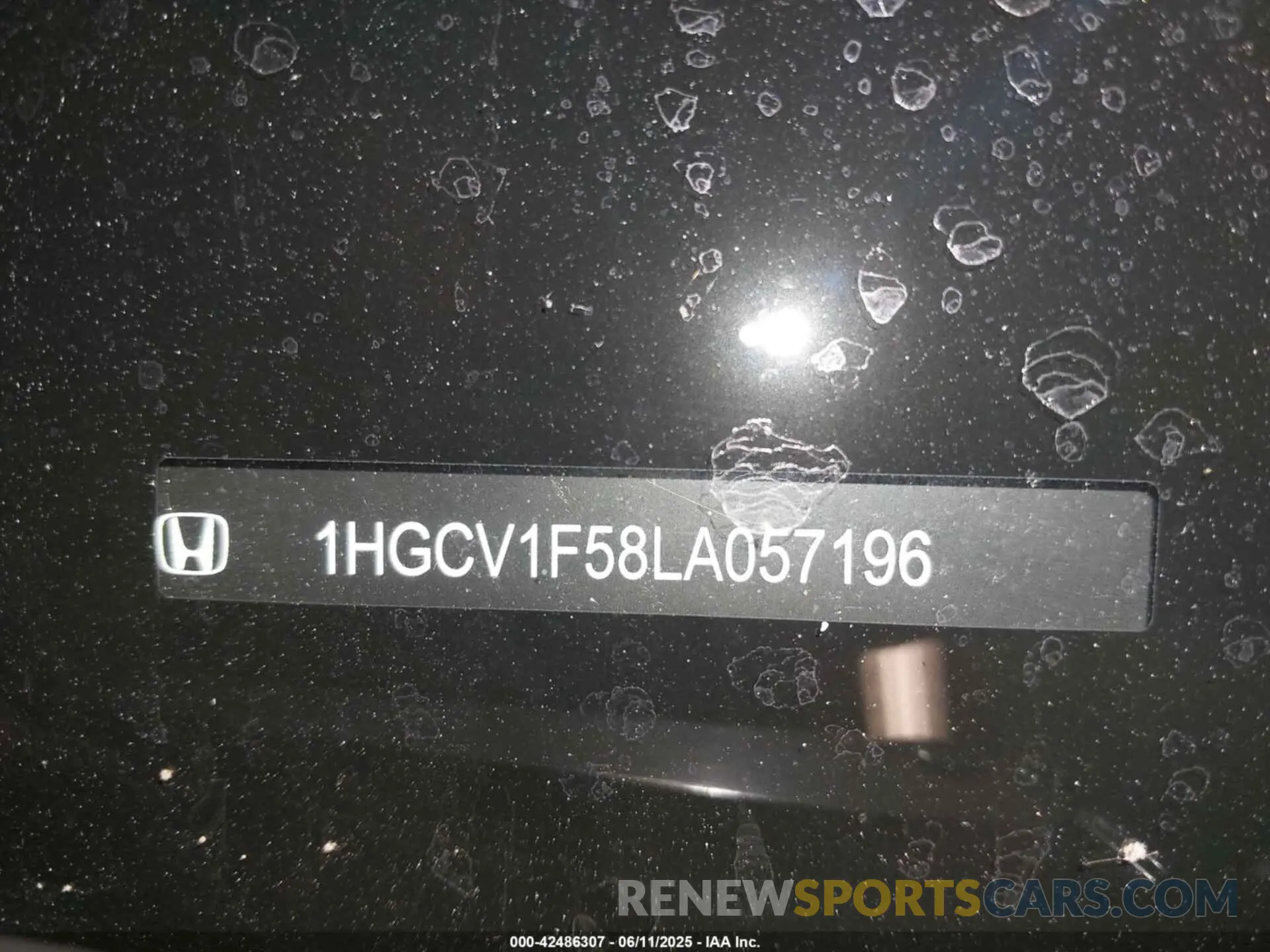 17 Photograph of a damaged car 1HGCV1F58LA057196 HONDA ACCORD 2020