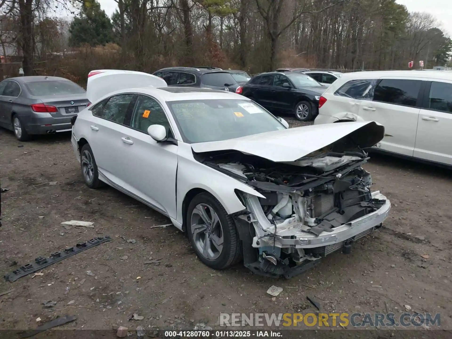 1 Photograph of a damaged car 1HGCV1F59LA130463 HONDA ACCORD 2020