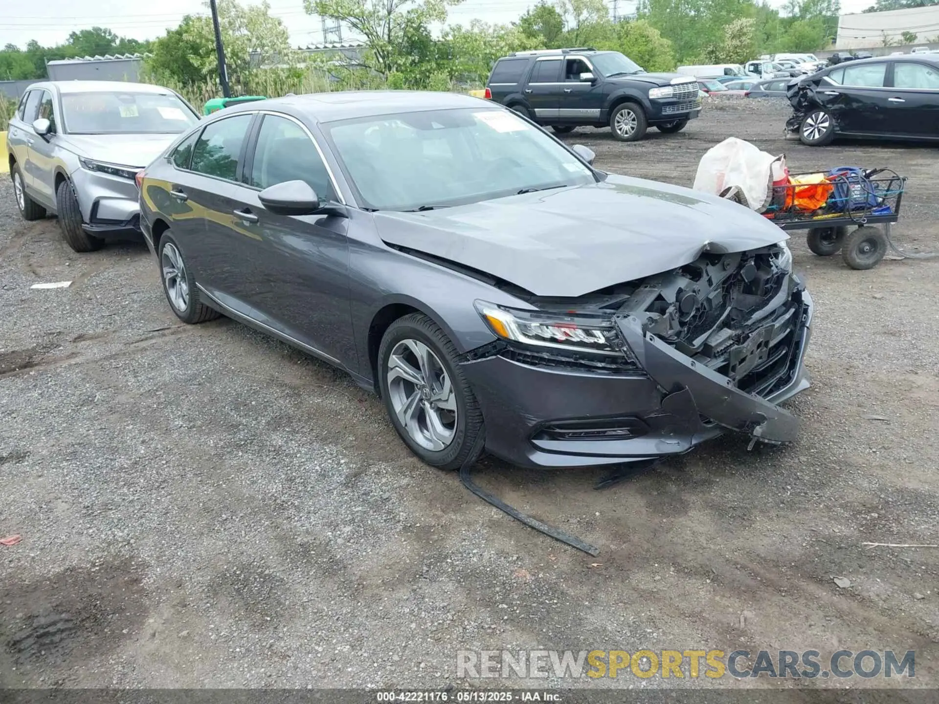 1 Photograph of a damaged car 1HGCV1F5XLA074985 HONDA ACCORD 2020
