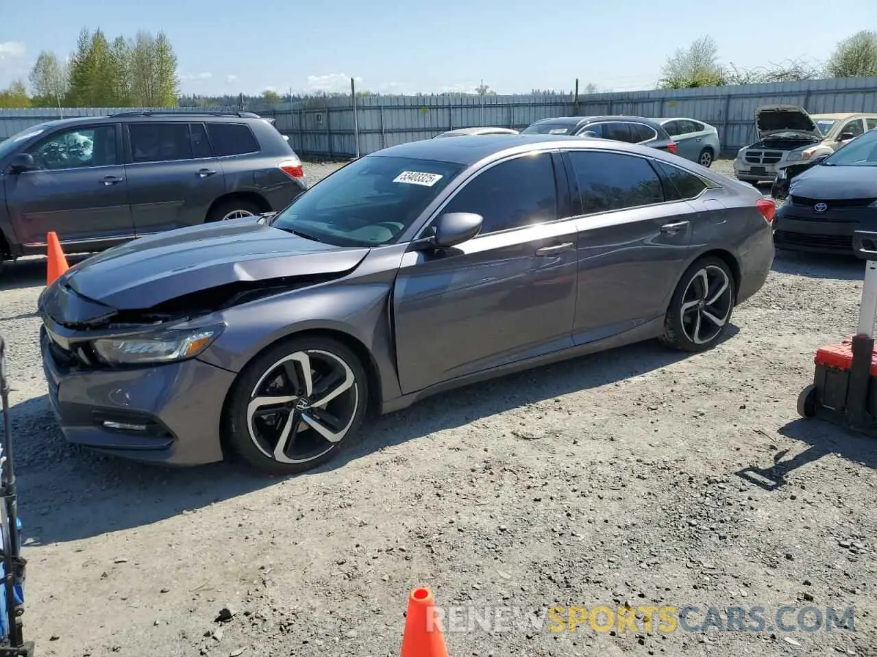 1 Photograph of a damaged car 1HGCV2F30LA003069 HONDA ACCORD 2020