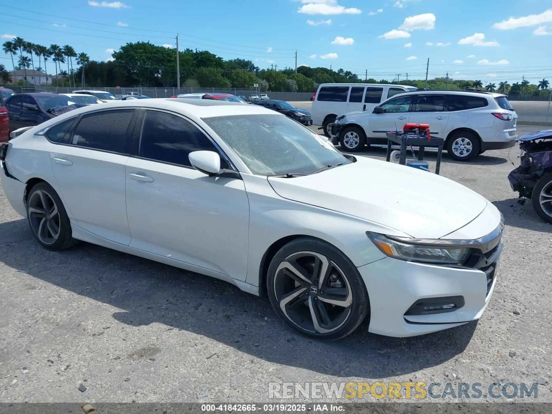 1 Photograph of a damaged car 1HGCV2F30LA027209 HONDA ACCORD 2020
