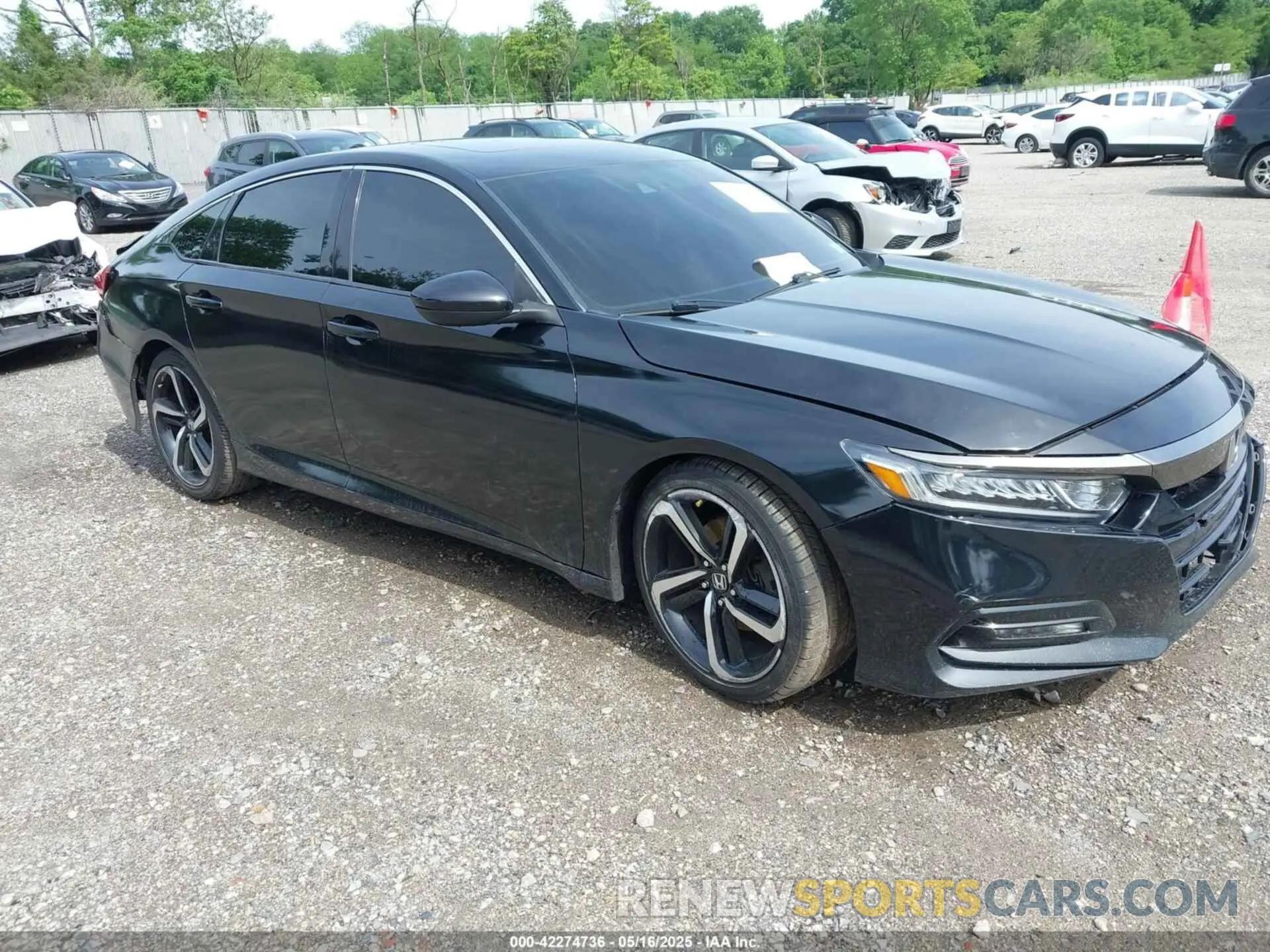 1 Photograph of a damaged car 1HGCV2F31LA001878 HONDA ACCORD 2020