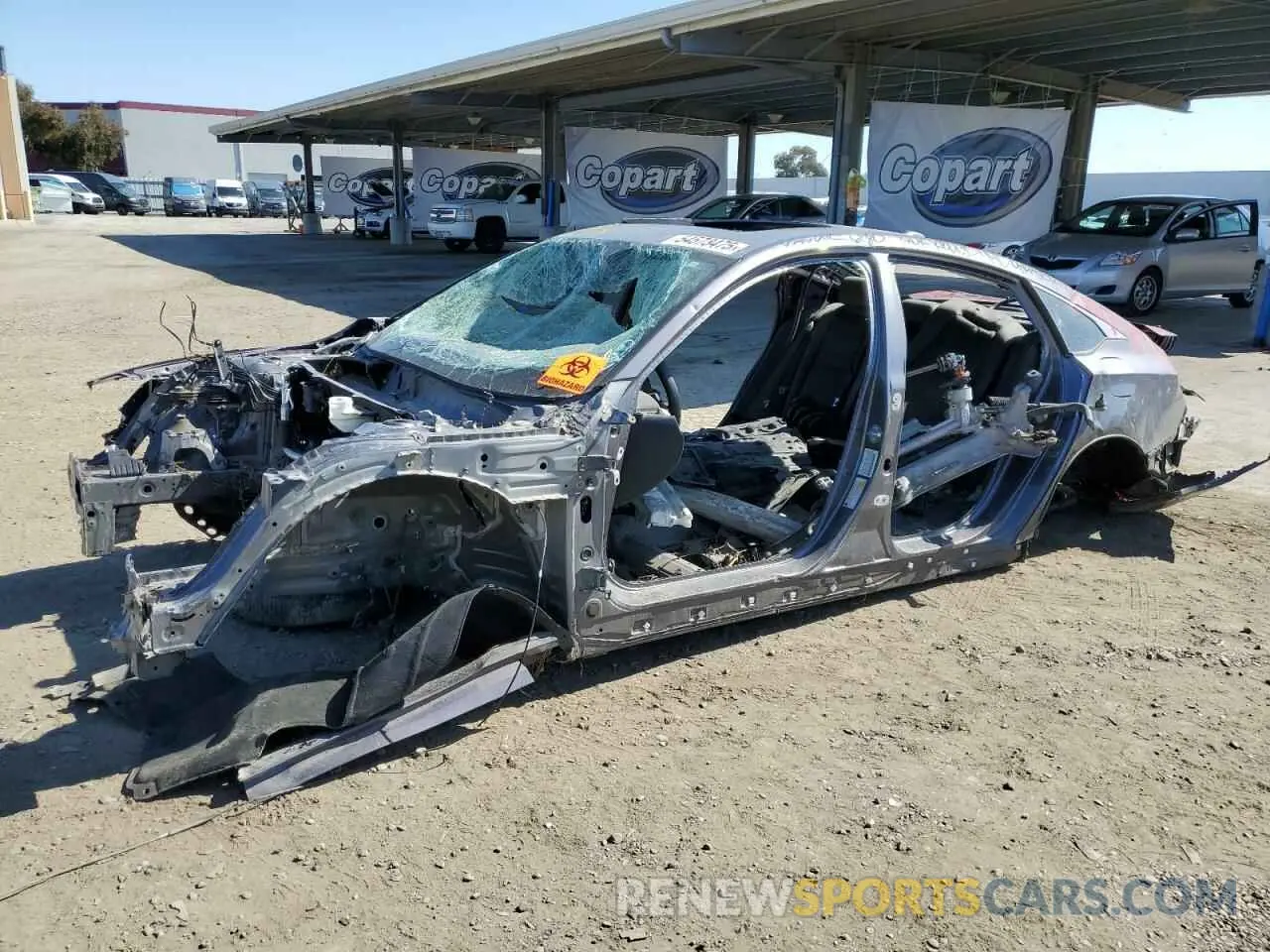 1 Photograph of a damaged car 1HGCV2F31LA009057 HONDA ACCORD 2020