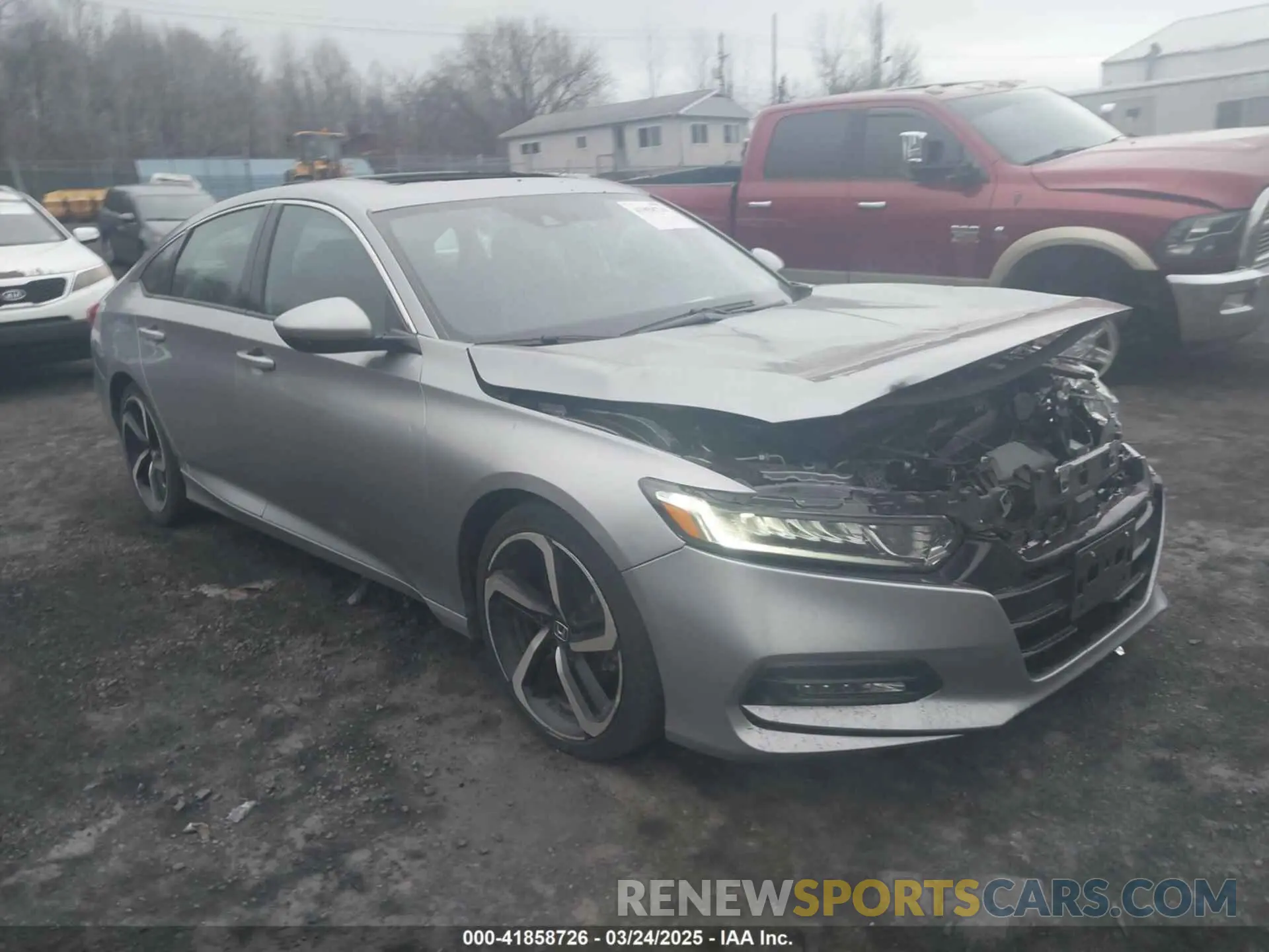 1 Photograph of a damaged car 1HGCV2F31LA024268 HONDA ACCORD 2020