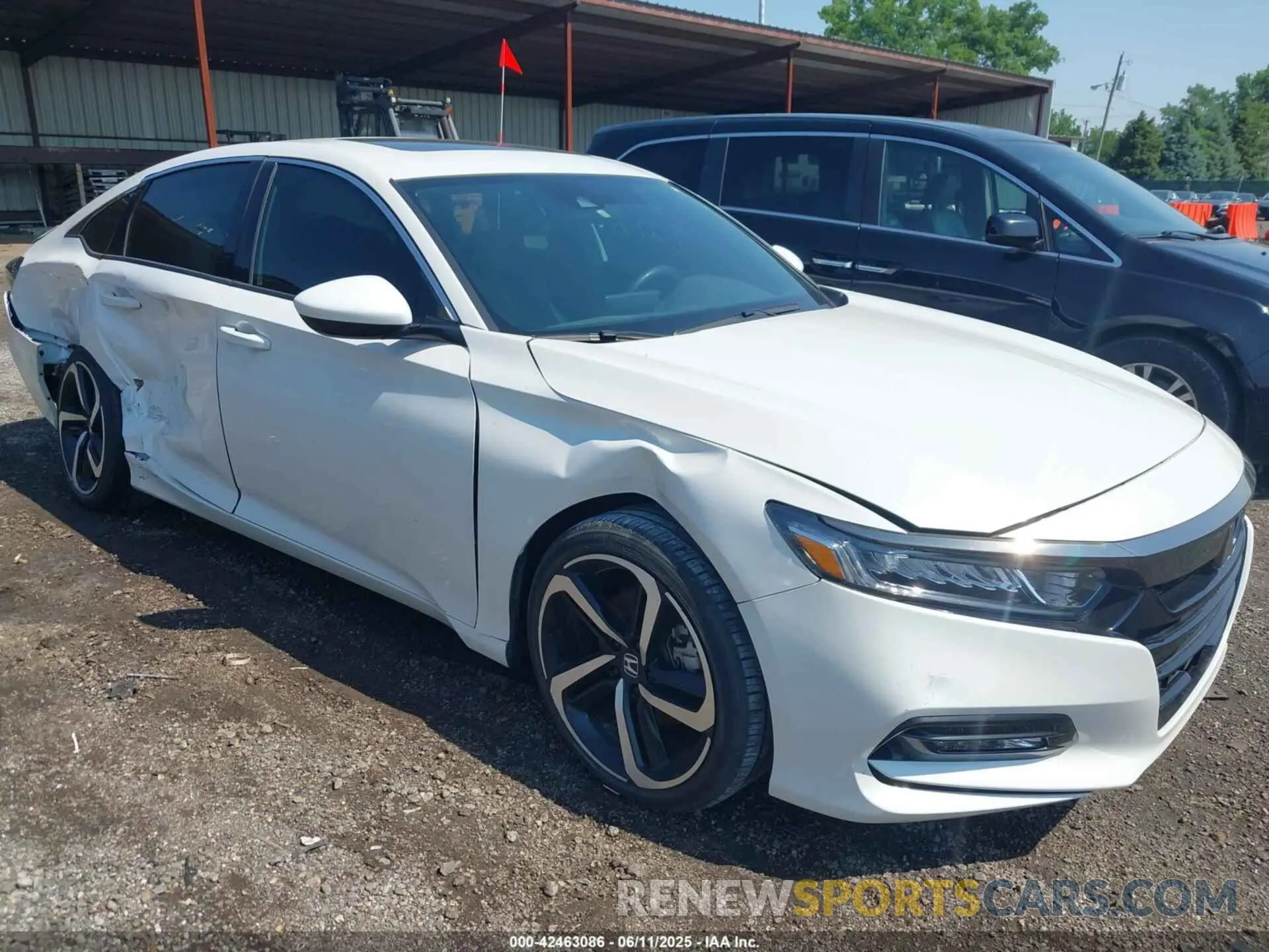 1 Photograph of a damaged car 1HGCV2F31LA027476 HONDA ACCORD 2020