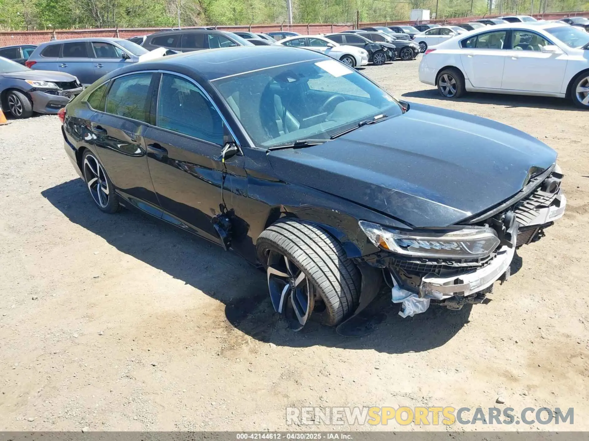 1 Photograph of a damaged car 1HGCV2F32LA001310 HONDA ACCORD 2020