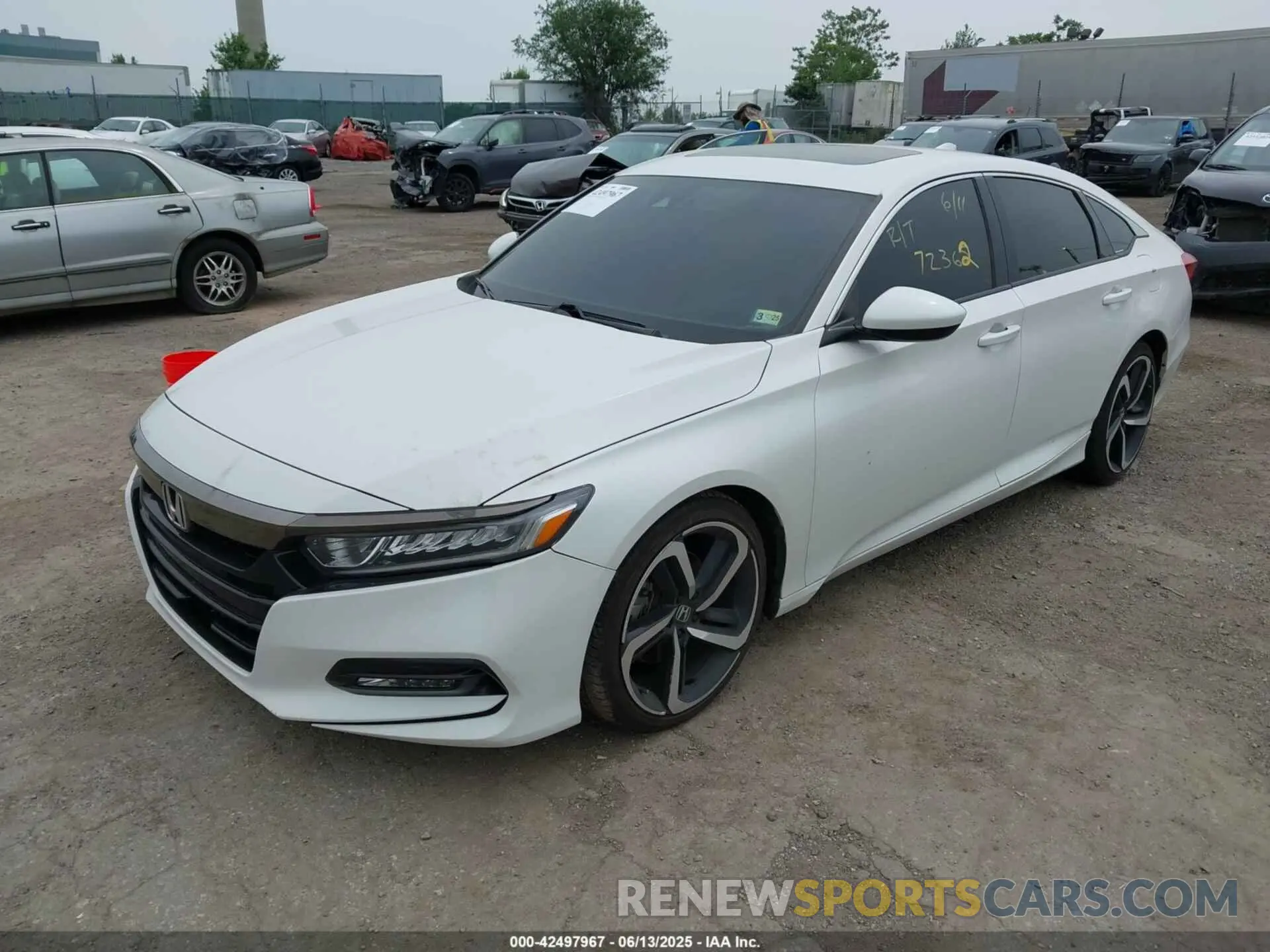 2 Photograph of a damaged car 1HGCV2F32LA003378 HONDA ACCORD 2020