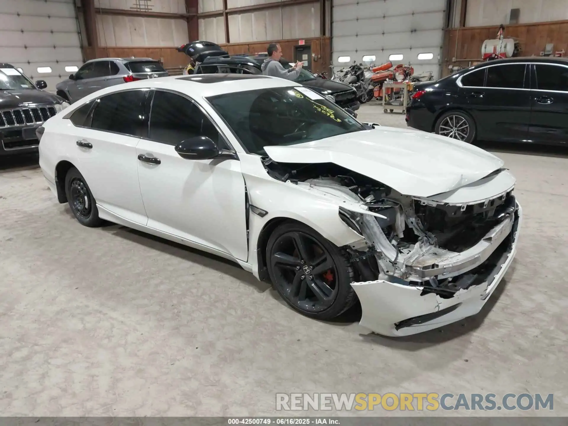 1 Photograph of a damaged car 1HGCV2F32LA024117 HONDA ACCORD 2020