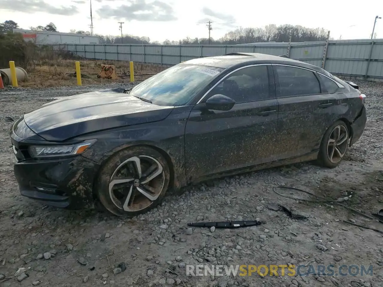 1 Photograph of a damaged car 1HGCV2F33LA031514 HONDA ACCORD 2020