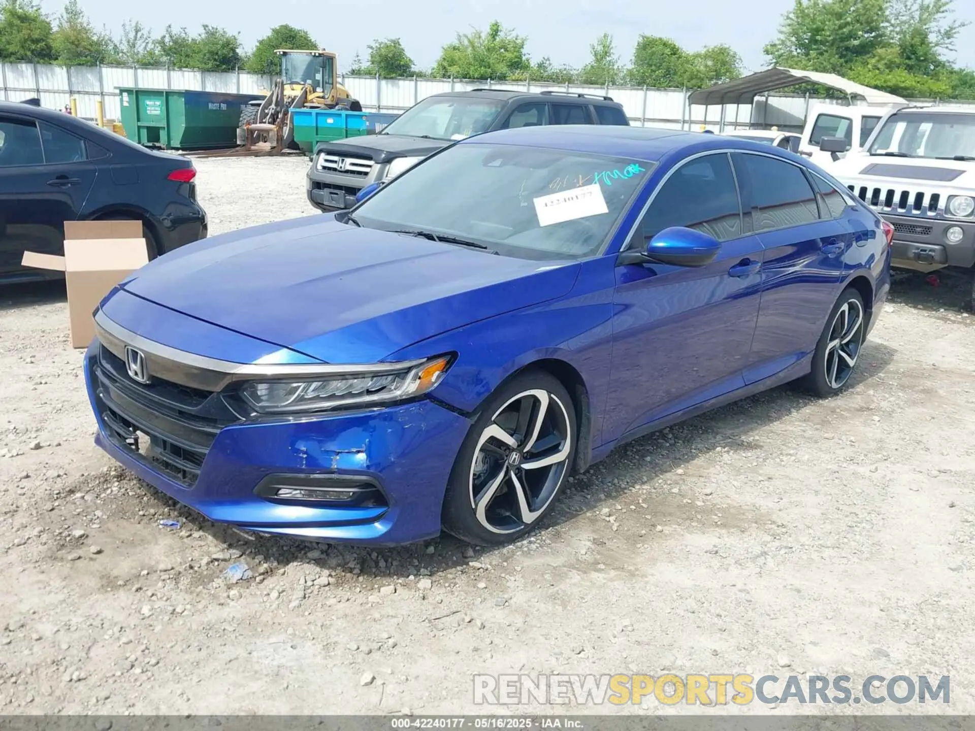 2 Photograph of a damaged car 1HGCV2F34LA002488 HONDA ACCORD 2020