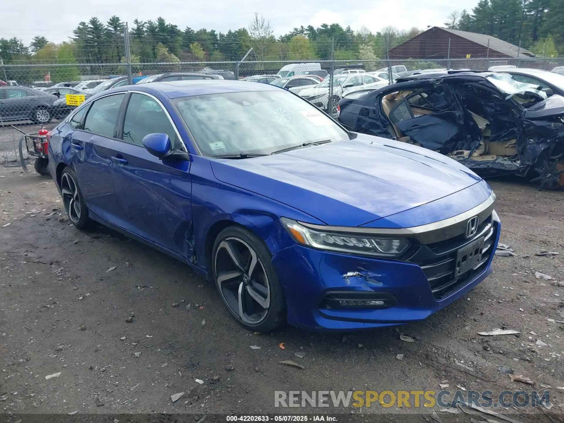 1 Photograph of a damaged car 1HGCV2F34LA014849 HONDA ACCORD 2020