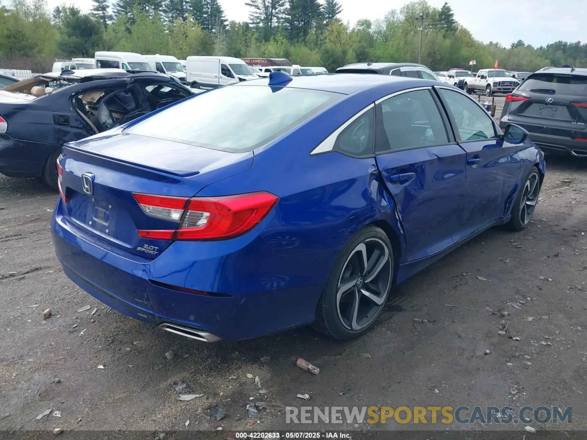 4 Photograph of a damaged car 1HGCV2F34LA014849 HONDA ACCORD 2020