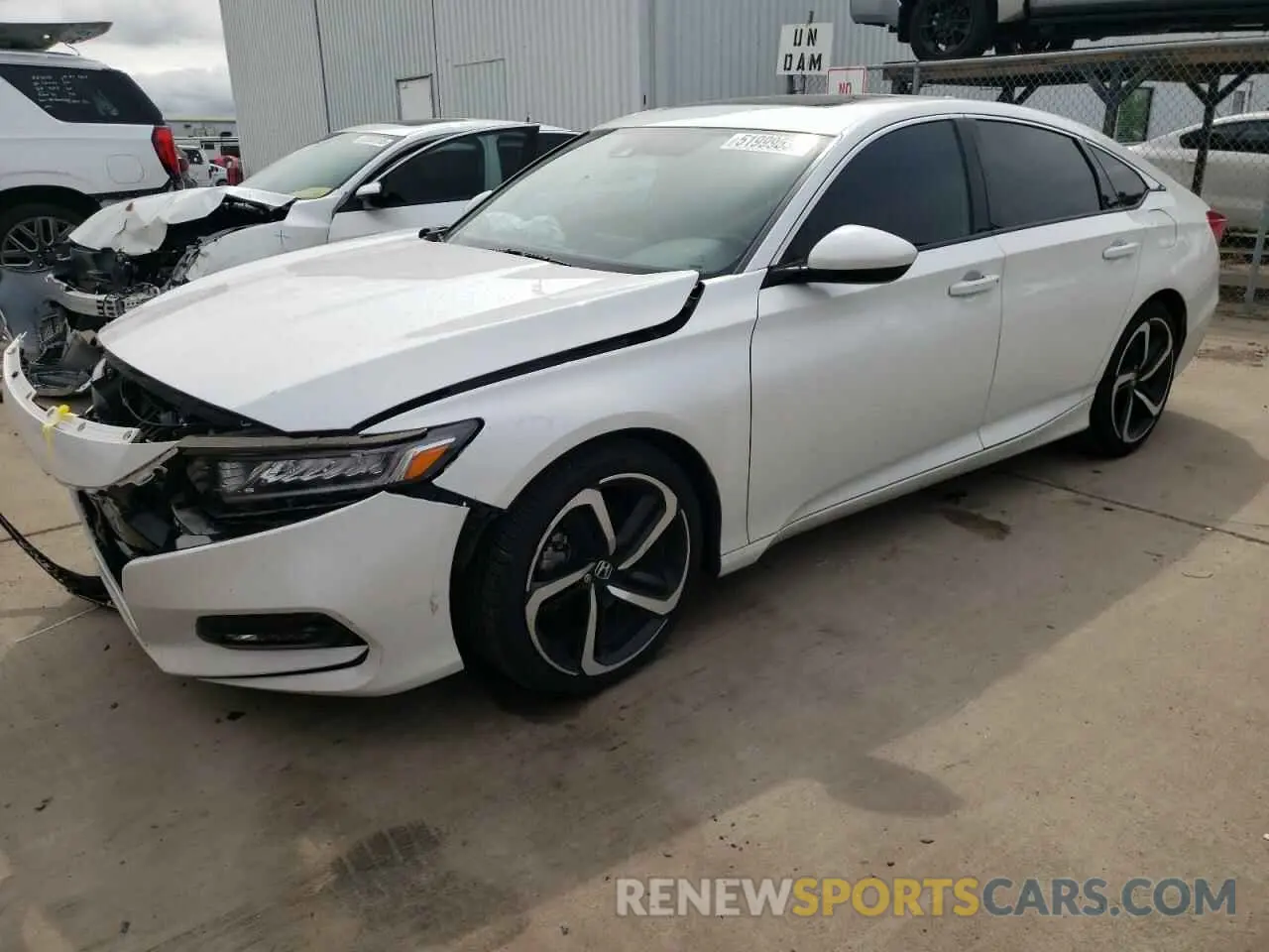 1 Photograph of a damaged car 1HGCV2F34LA024944 HONDA ACCORD 2020