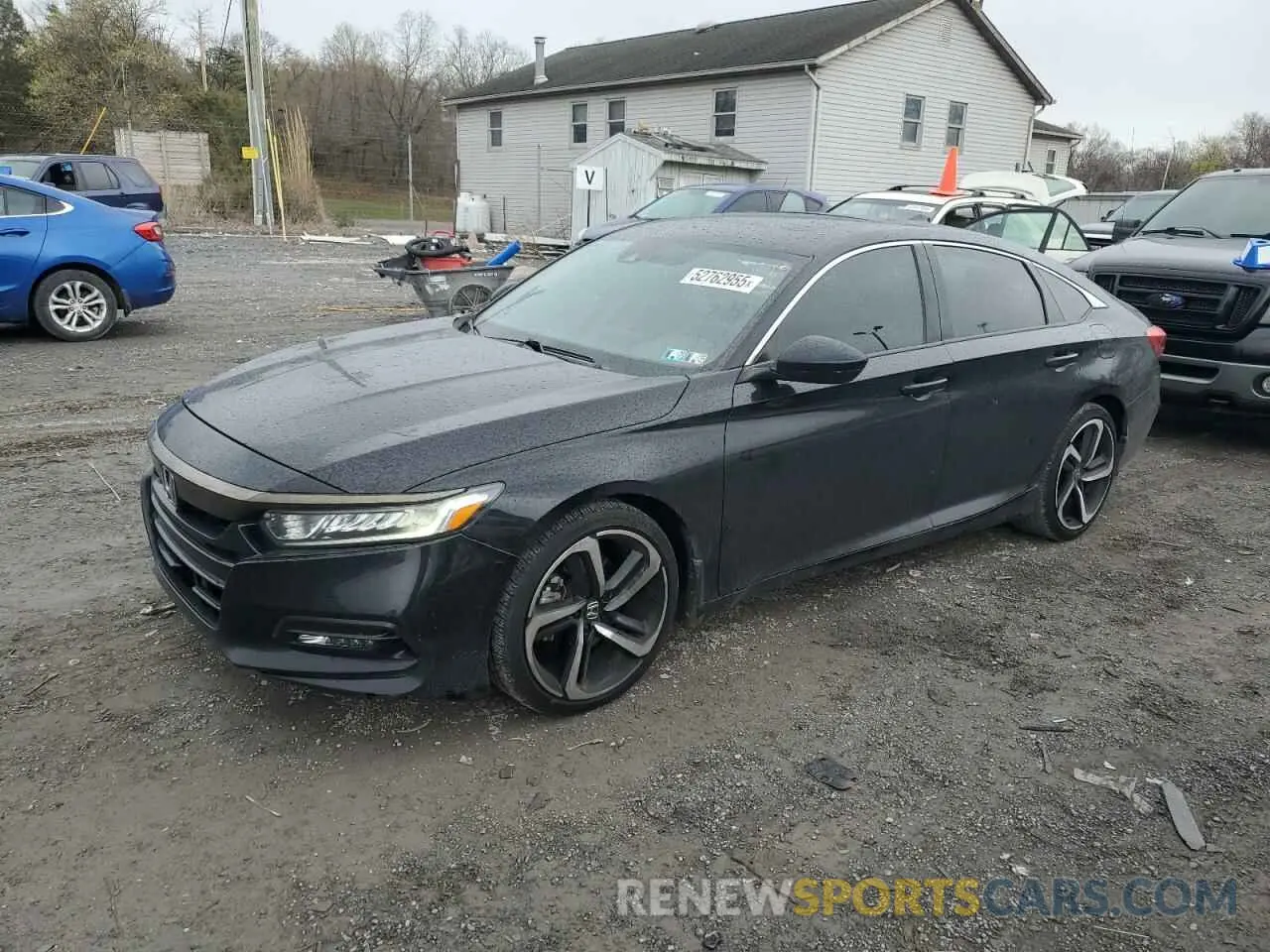 1 Photograph of a damaged car 1HGCV2F35LA020076 HONDA ACCORD 2020