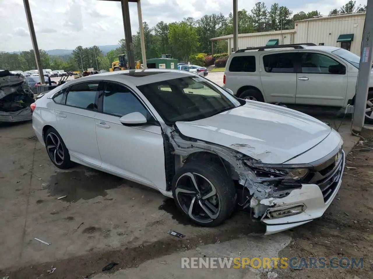 4 Photograph of a damaged car 1HGCV2F37LA012741 HONDA ACCORD 2020