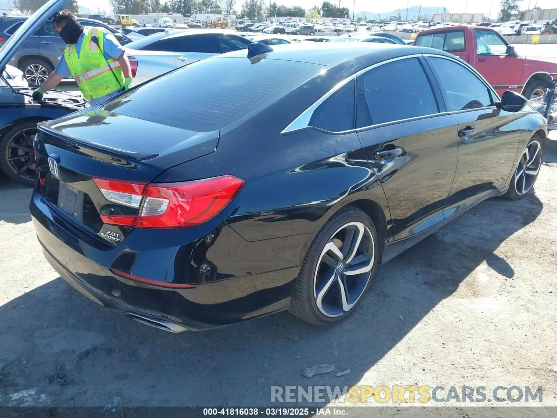 4 Photograph of a damaged car 1HGCV2F37LA018409 HONDA ACCORD 2020