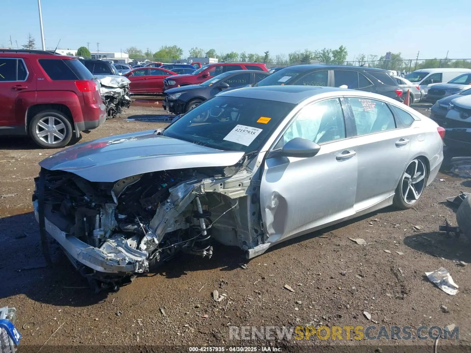 2 Photograph of a damaged car 1HGCV2F38LA001554 HONDA ACCORD 2020