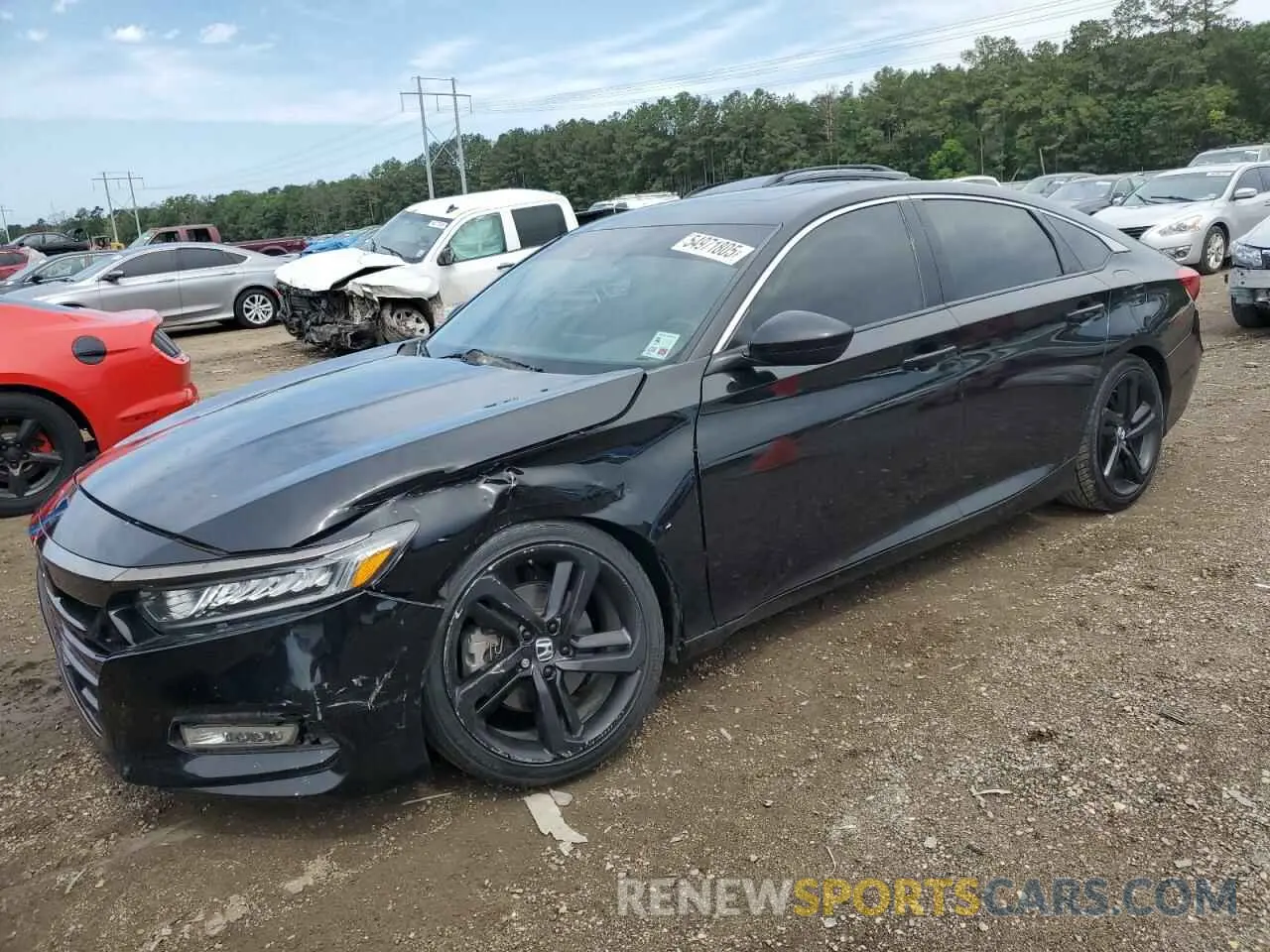 1 Photograph of a damaged car 1HGCV2F38LA007659 HONDA ACCORD 2020