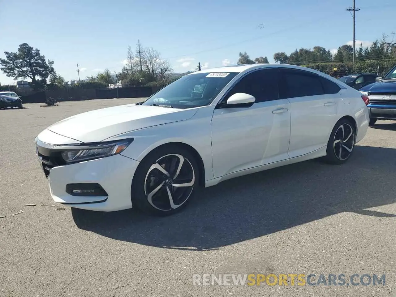 1 Photograph of a damaged car 1HGCV2F38LA017575 HONDA ACCORD 2020