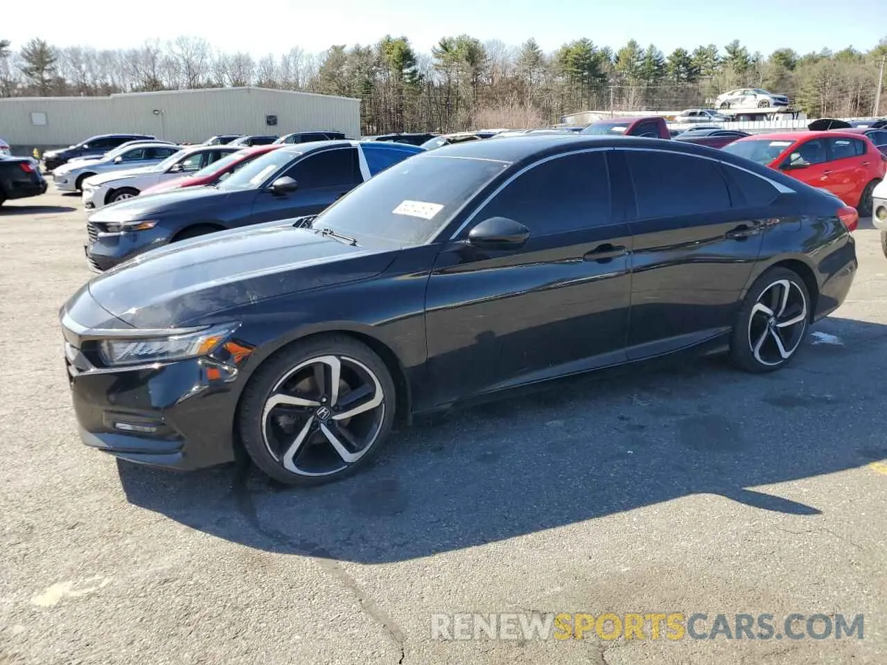 1 Photograph of a damaged car 1HGCV2F38LA018046 HONDA ACCORD 2020