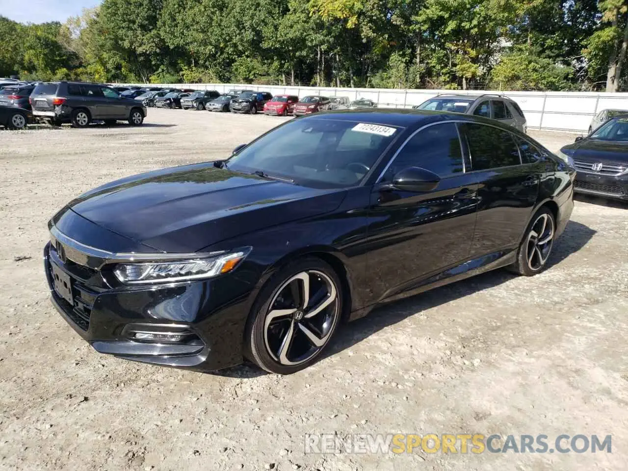 1 Photograph of a damaged car 1HGCV2F38LA019603 HONDA ACCORD 2020