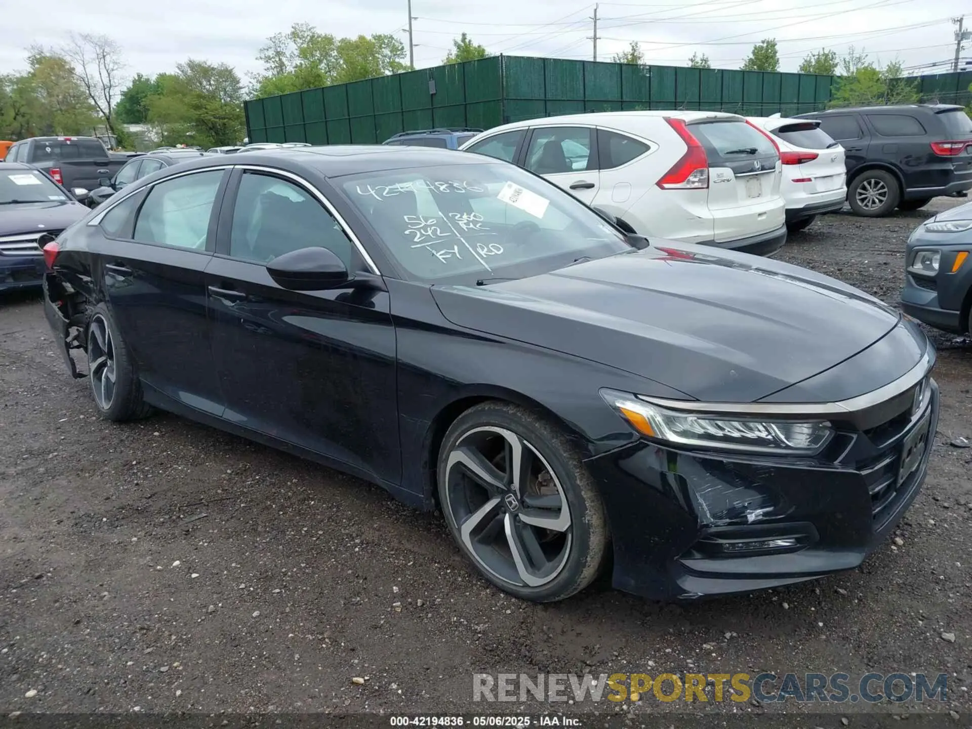 1 Photograph of a damaged car 1HGCV2F38LA023487 HONDA ACCORD 2020