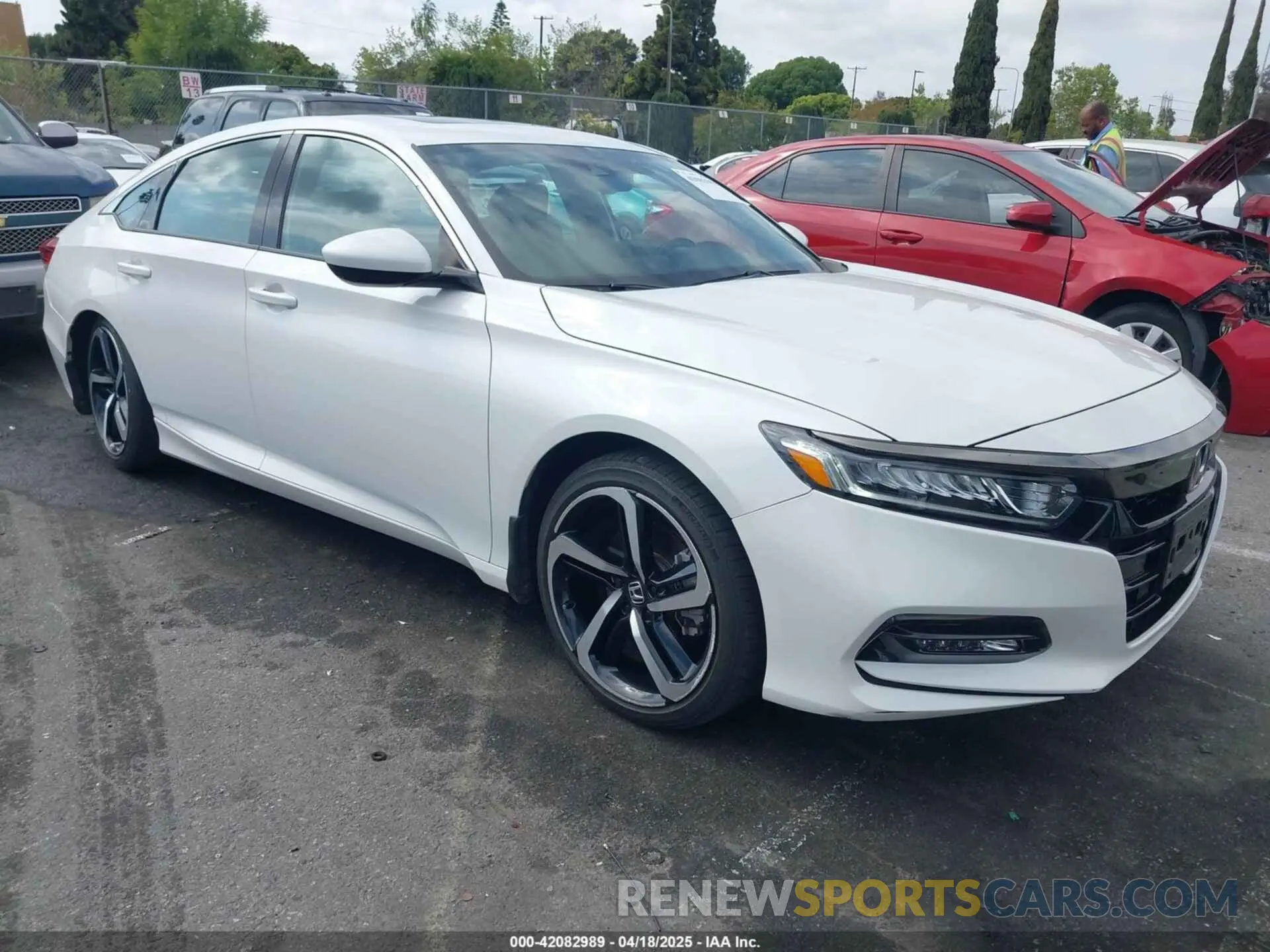 1 Photograph of a damaged car 1HGCV2F38LA030407 HONDA ACCORD 2020