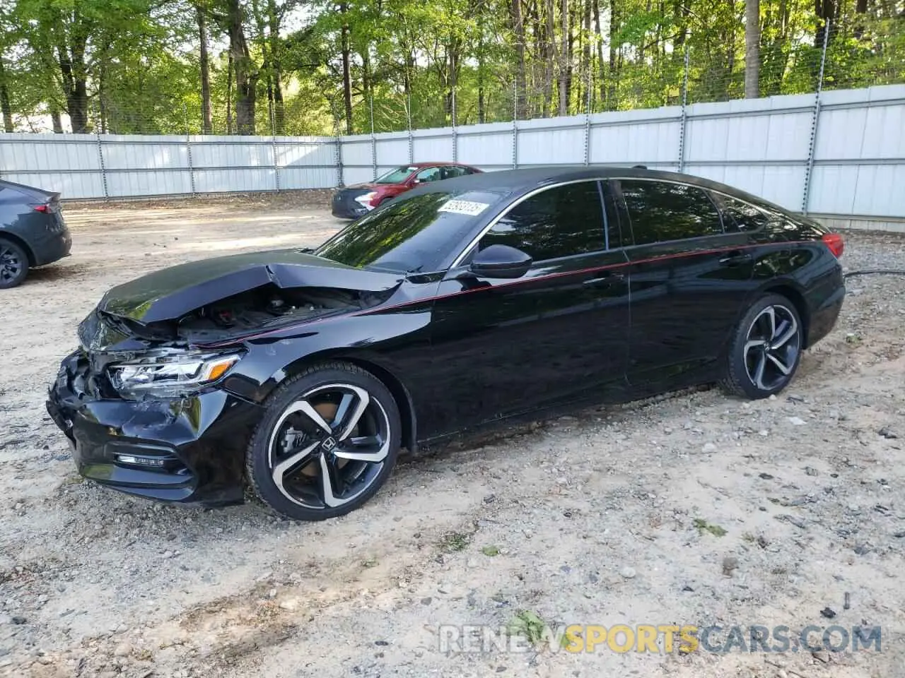 1 Photograph of a damaged car 1HGCV2F39LA007251 HONDA ACCORD 2020
