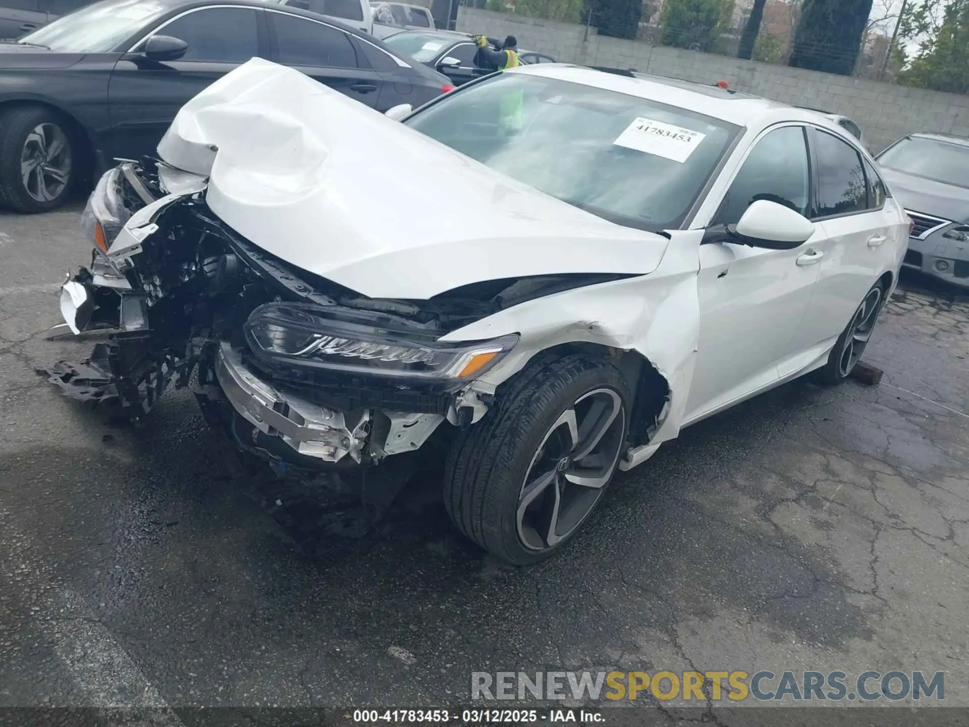 2 Photograph of a damaged car 1HGCV2F39LA012708 HONDA ACCORD 2020