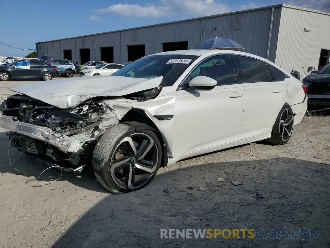 1 Photograph of a damaged car 1HGCV2F3XLA002043 HONDA ACCORD 2020
